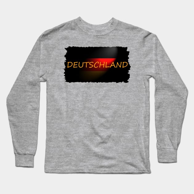 Deutschland - Germany Long Sleeve T-Shirt by PandLCreations